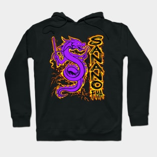 Sanano FMA Dragon Fire Purple Hoodie